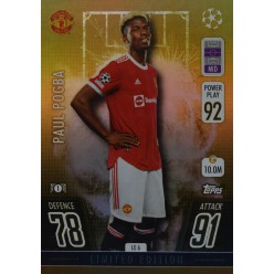 Topps Match Attax Champions League 2021/2022 GOLD Limited Edition Paul Pogba (Manchester United)